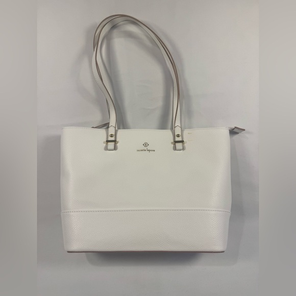 Nanette Lapore Classic White Tote Bag - Picture 1 of 8